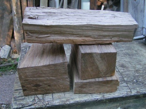 walnut blocks salvaged from stump sept 2012.jpg
