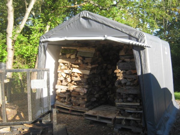 ShelterLogic Firewood Seasoning Shed Firewood Hoarders Club