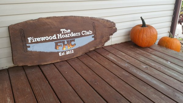 Tribe Of The Traveling Fhc Sign Firewood Hoarders Club 9722