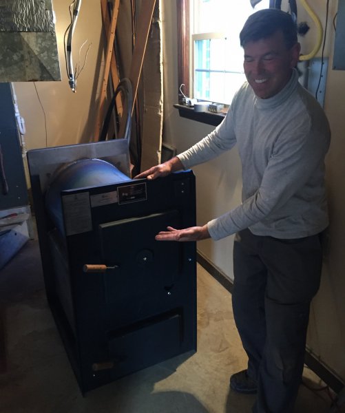 Got the new Big Jack furnace installed Firewood Hoarders Club