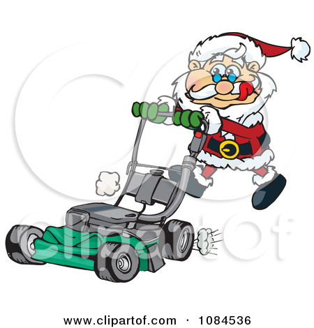 1084536-Clipart-Santa-Pushing-A-Lawn-Mower-Royalty-Free-Vector-Illustration.jpg