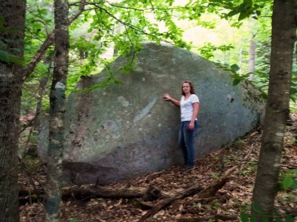 Katie and Granite Rock.JPG