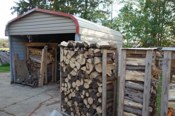 Metal Carport for Woodshed | Firewood Hoarders Club