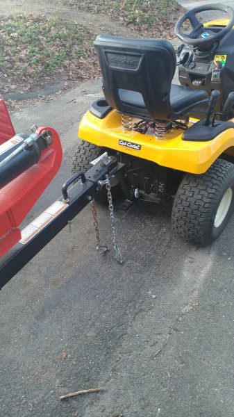 How To Install An  Trailer Hitch On A Riding Lawn Mower