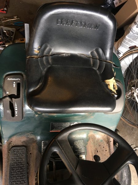 Craftsman riding mower online seats