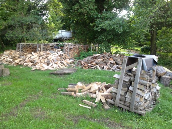 Think I can call it a wood shed now Firewood Hoarders Club