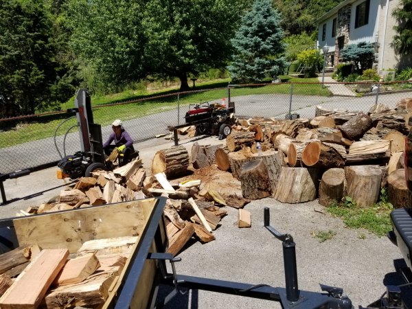 his & hers logsplitters firewood hoarders club