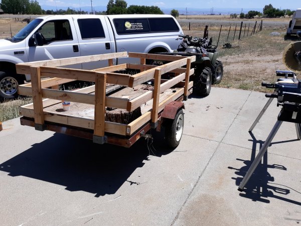 New sideboards for the wood lot trailer | Firewood Hoarders Club