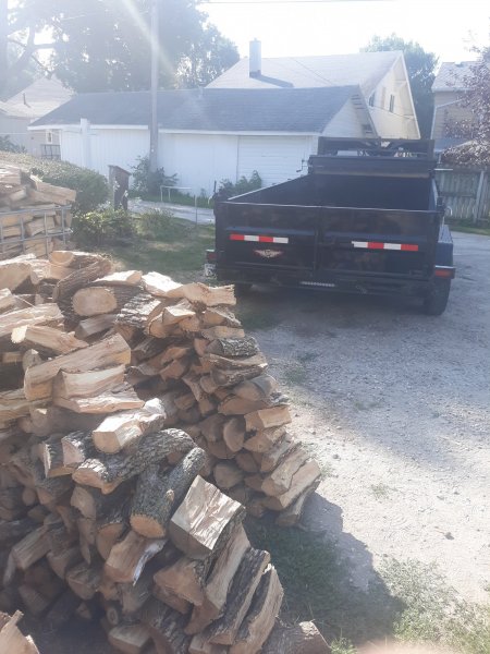 Trailer Full Firewood Hoarders Club 