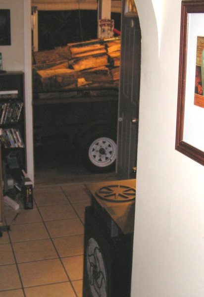 Living room- stove front door and trailer.jpg