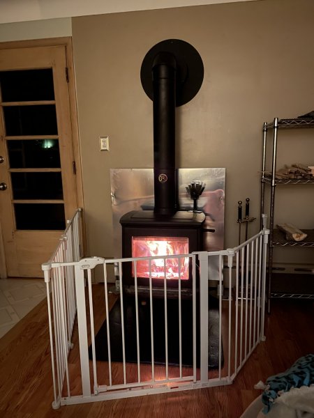 Wood stove best sale baby guard