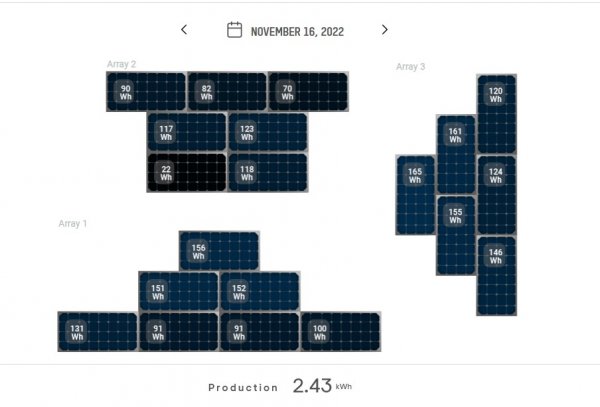 Solar Array reading for 11-16-22 (first day).jpg