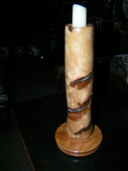 hophornbeam  burl & hickory candlestick 1.jpg