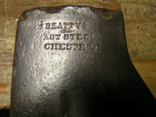 Wm.Beatty & Son Chester PA late 19th century mortice axe 2.jpg