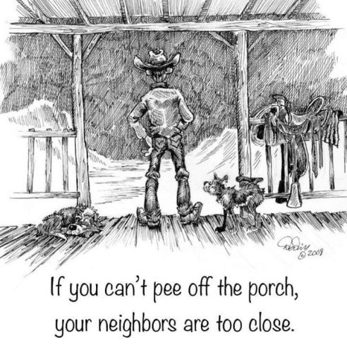 Can you pee off porch.jpg