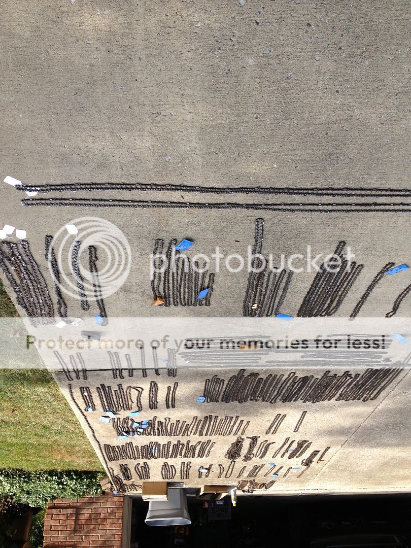 How many chains & chain types you got ? Firewood Hoarders Club