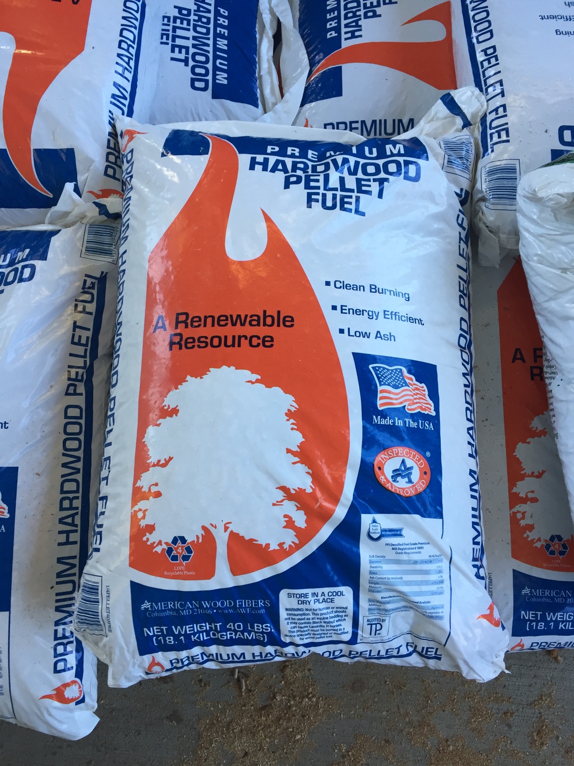 American Wood Fibers hardwood pellets Firewood Hoarders Club