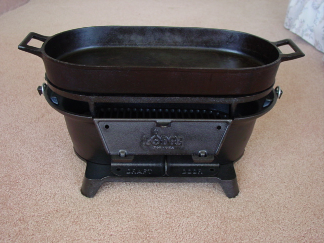 Anyone use a Lodge Sportmans Grill with the Lodge Sportmans Cooker